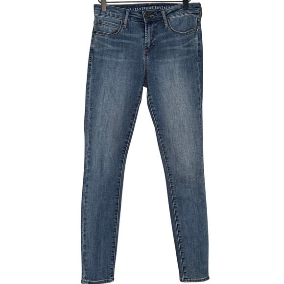 Articles of Society Skinny Jeans Women’s 26x28 Medium Wash Stretch Denim - Picture 2 of 8